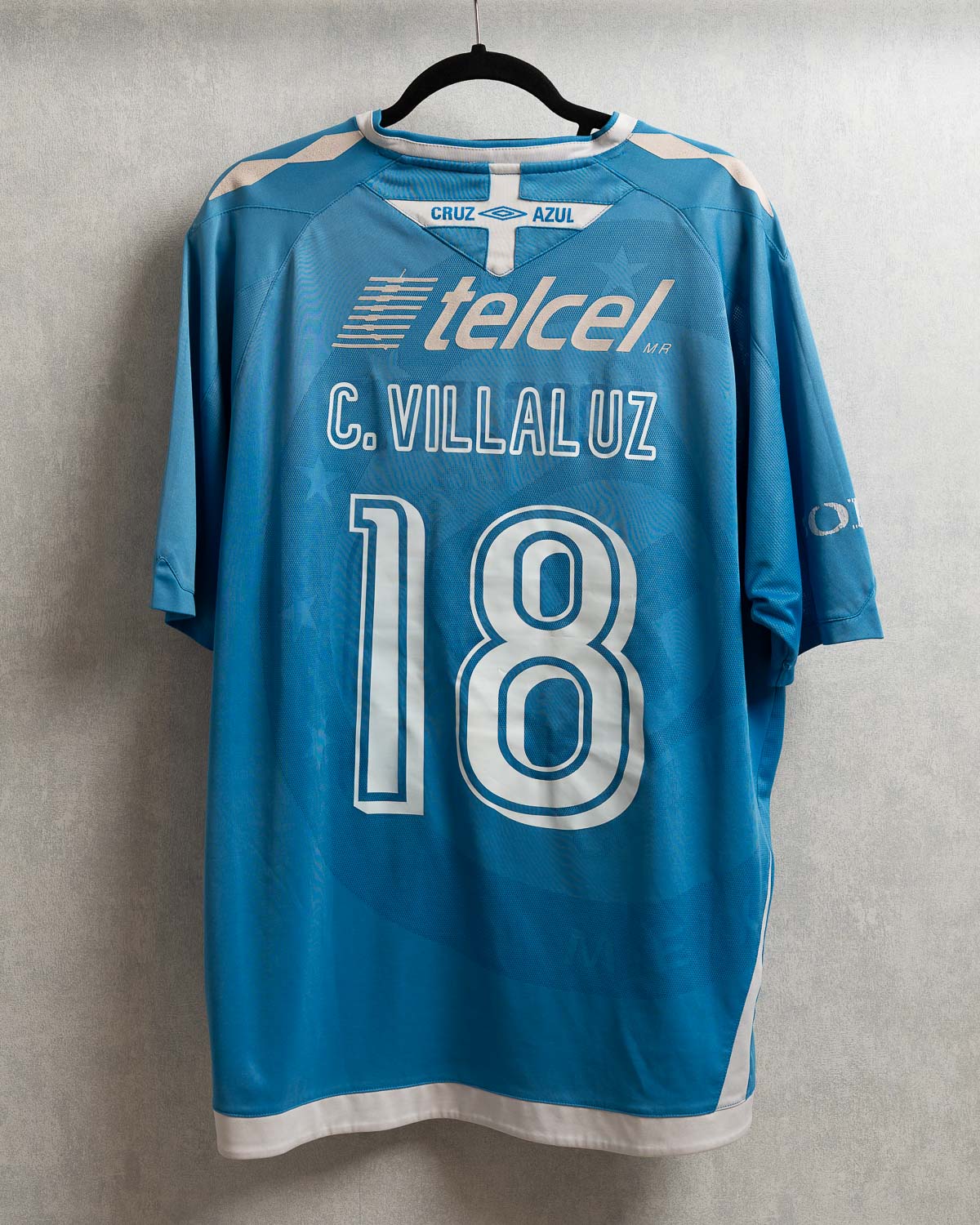 Jersey Retro - UMBRO Cruz Azul 2008 César Villaluz