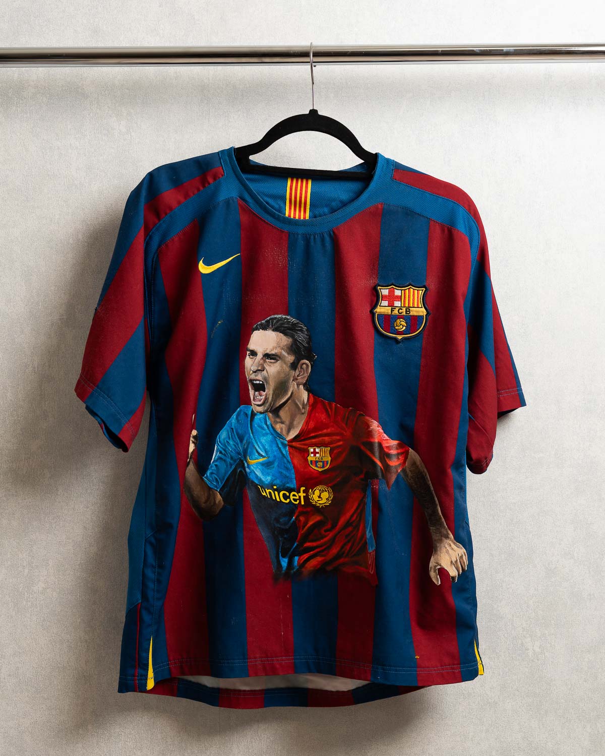 Jerseys Personalizados – NIKE Barcelona 2005/2006 Rafael Márquez